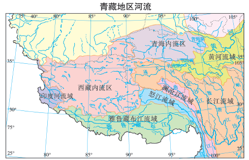 许多著名大江大河的源头,如长江,黄河,澜沧江(湄公河),怒江(萨尔温江)