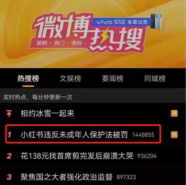 小红书回应被罚30万元：系因未成年信息审核漏放问题休闲区蓝鸢梦想 - Www.slyday.coM