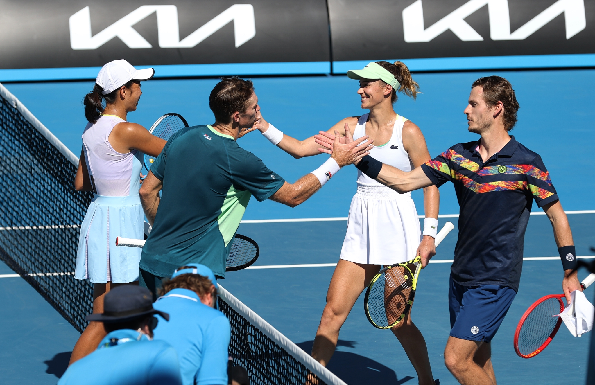 网球澳网张帅皮尔斯混双晋级