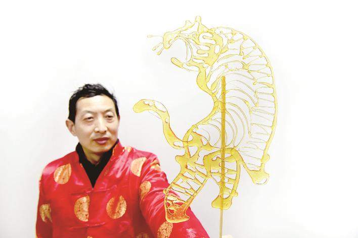 甜甜糖画迎虎年