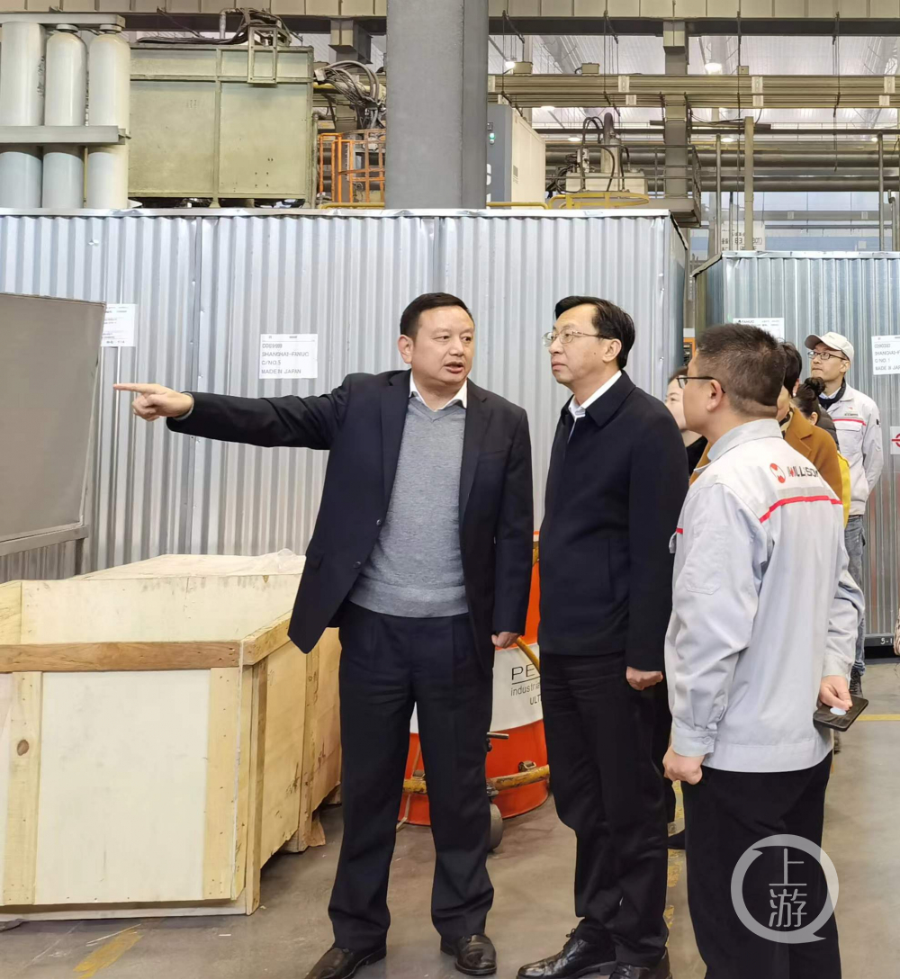 市金融监管局党组成员雷驰全程参与调研,江津区委常委,常务副区长李勇