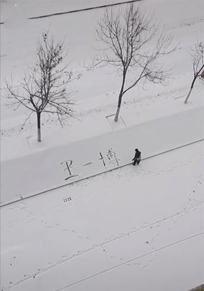 粉丝雪地告白王一博随后又手绘肖战网友又一位陈情粉