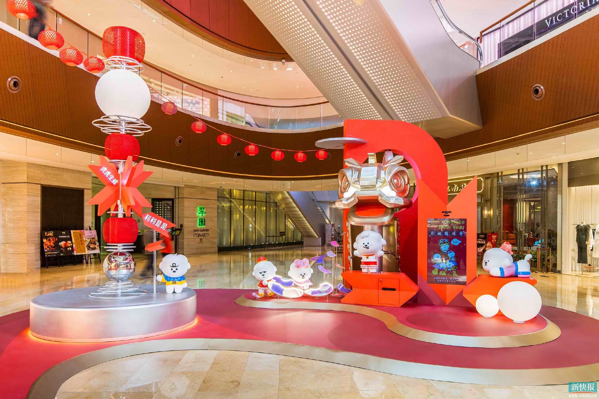 商场春节美陈休闲区蓝鸢梦想 - Www.slyday.coM