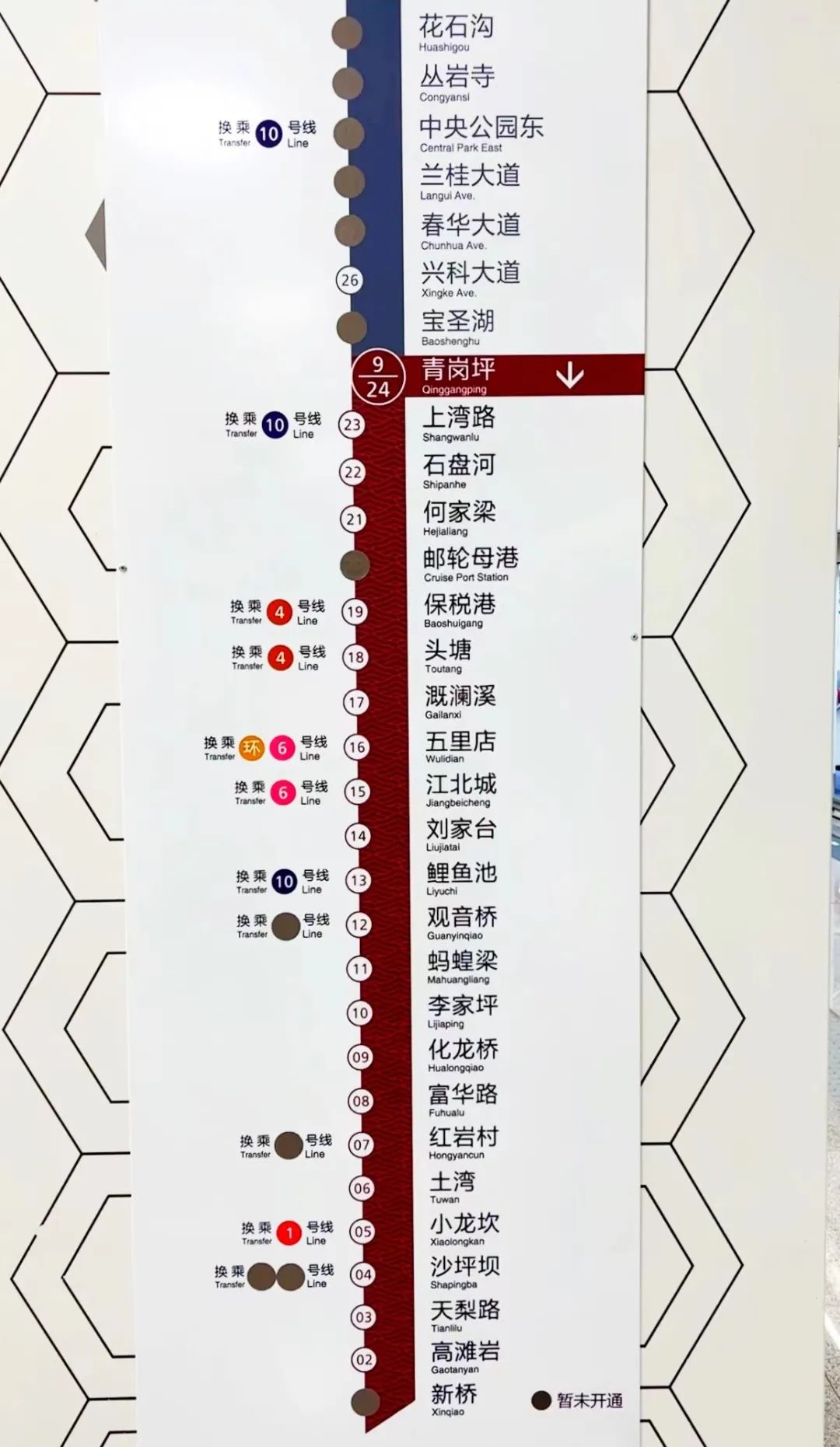 重庆轻轨9号线站点图图片