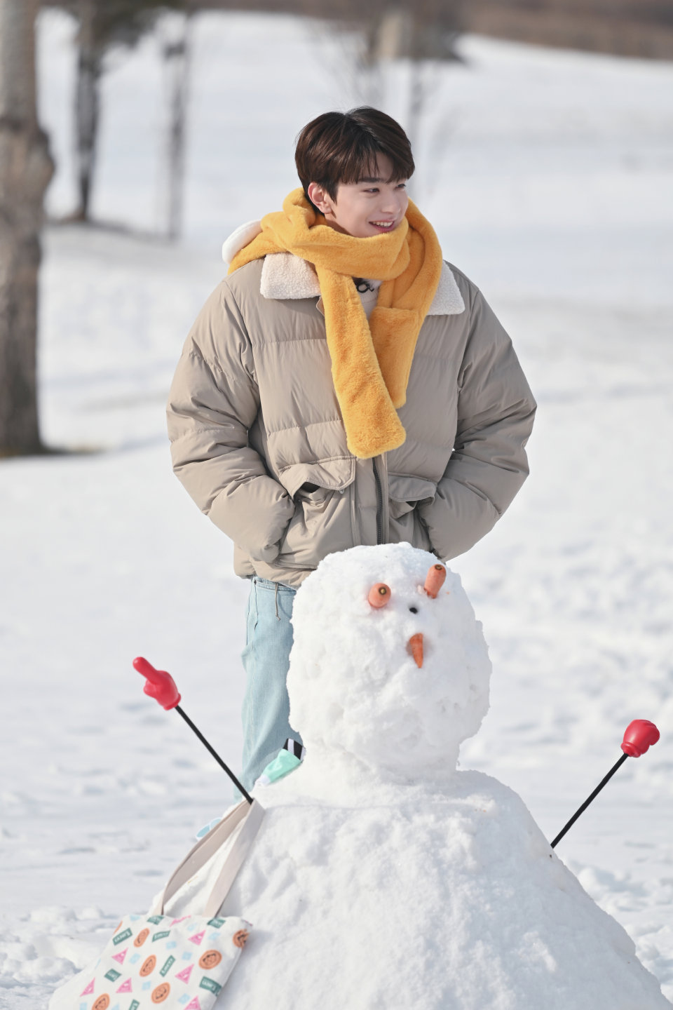今天《超有趣滑雪大会》的林一也太可爱了吧哈哈哈哈!