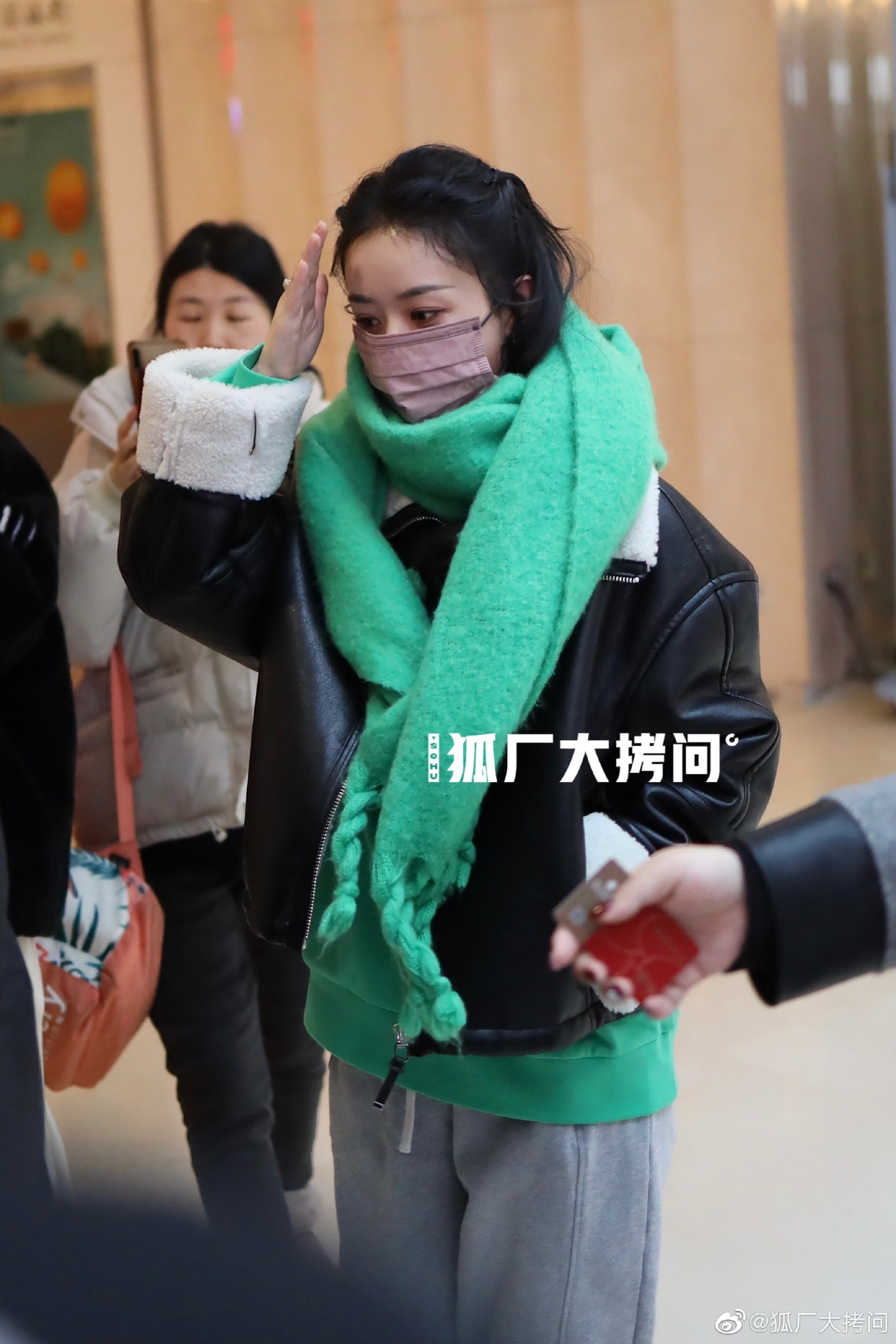 赵丽颖今日春晚首次大联排路透图释出