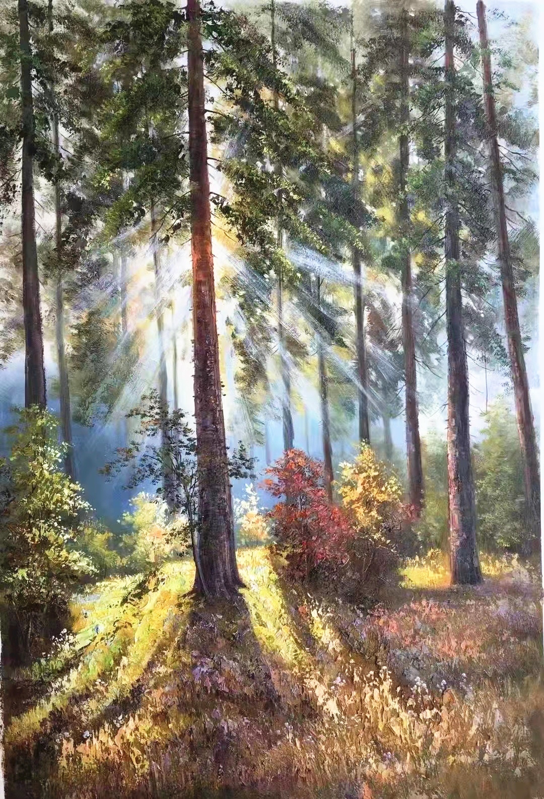 具最有收藏价值的油画艺术管俊油画作品欣赏