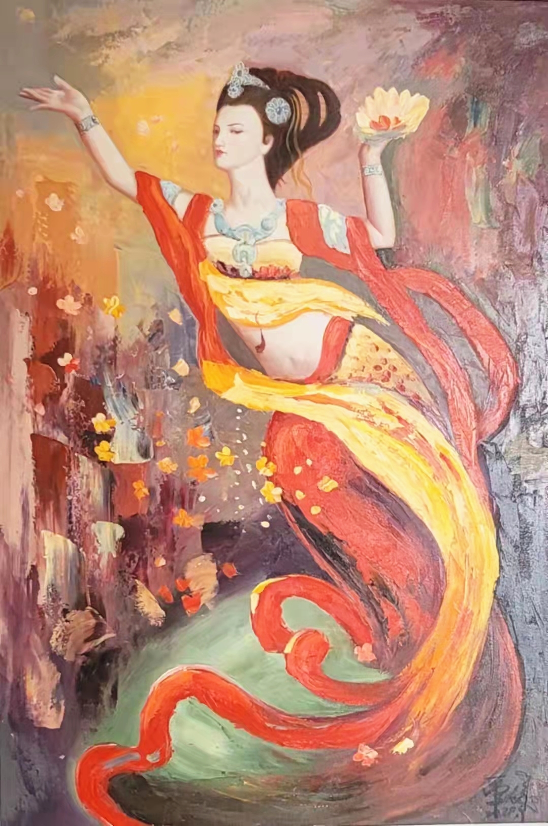 具最有收藏价值的油画艺术管俊油画作品欣赏