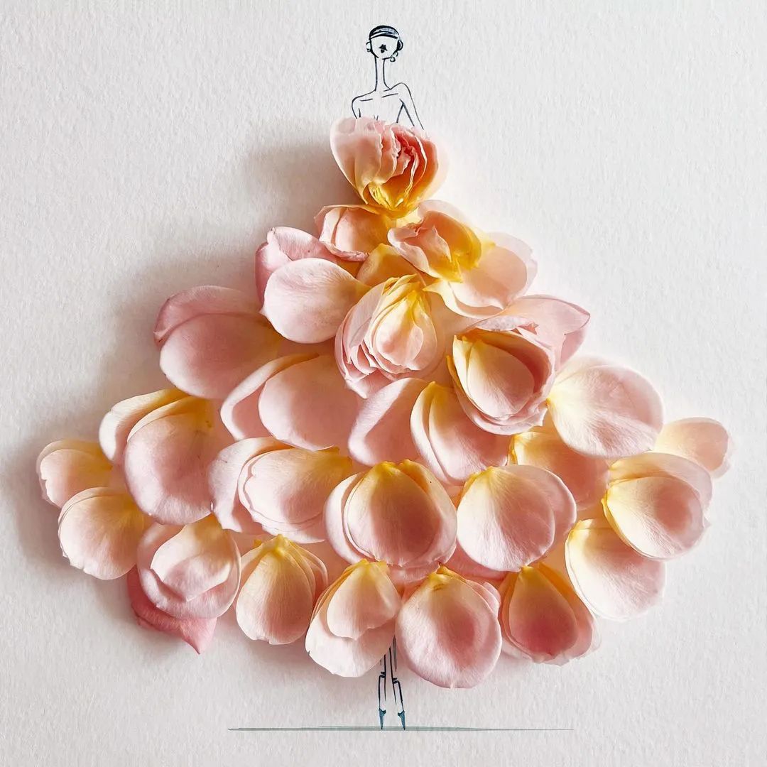 将手绘与鲜花结合，他把服装设计玩出了花，创意一百分休闲区蓝鸢梦想 - Www.slyday.coM