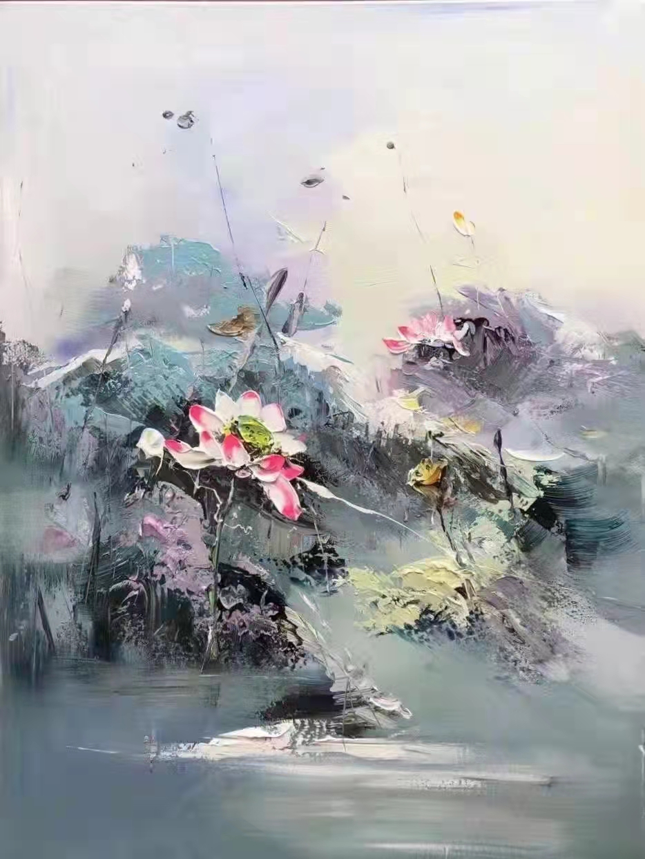 具最有收藏价值的油画艺术管俊油画作品欣赏