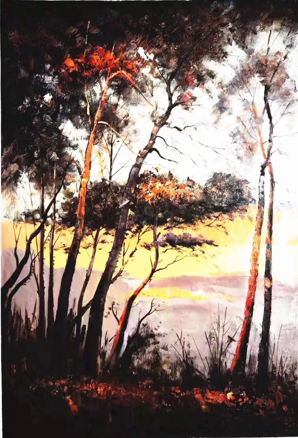 具最有收藏价值的油画艺术管俊油画作品欣赏