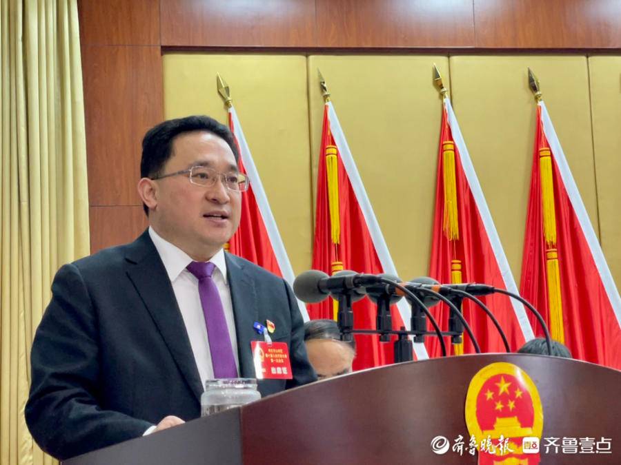 1月26日,山亭区代区长刘洪鹏在区十届人大一次会议上作《政府工作报告