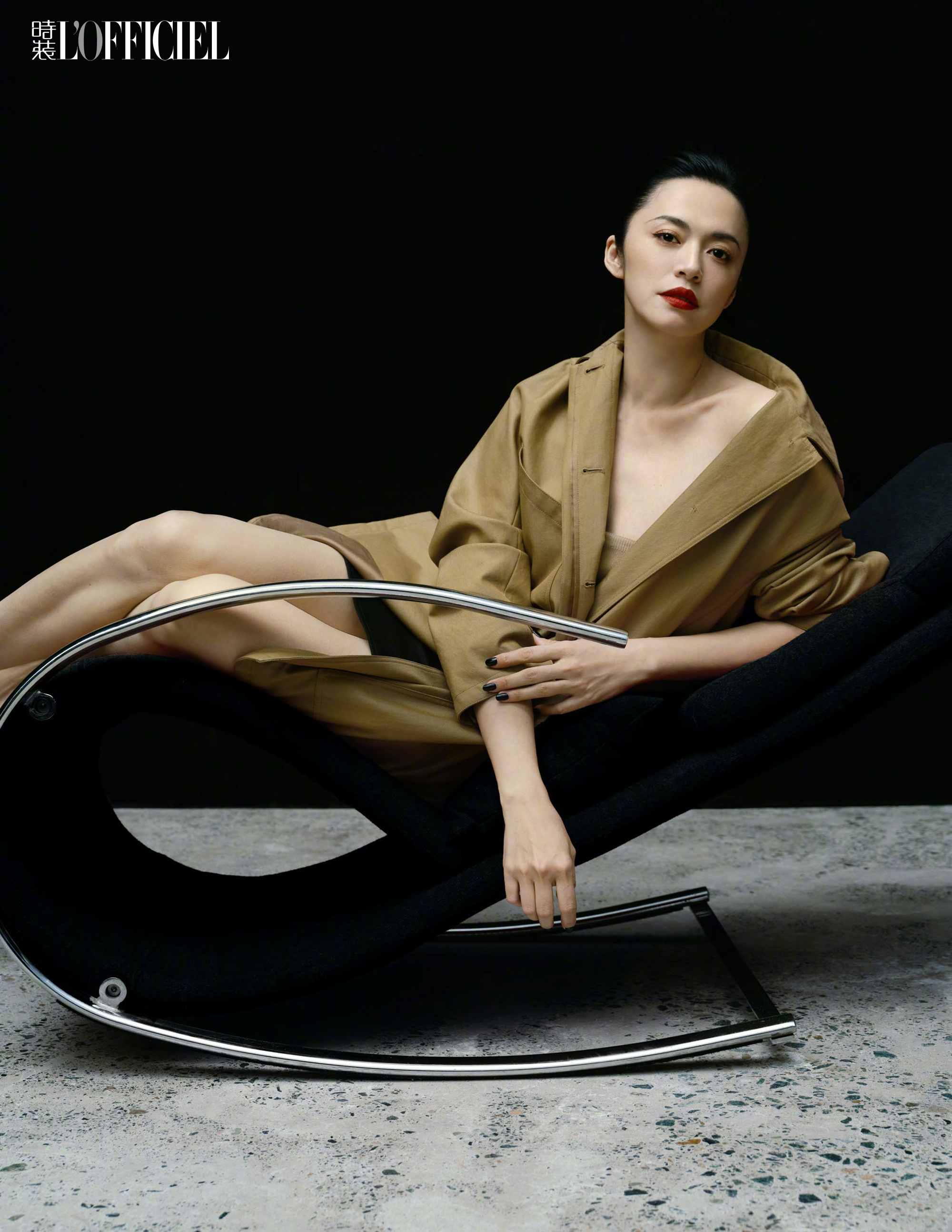 姚晨登时装lofficiel二月刊双封面