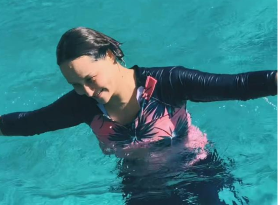 中国跳水传奇名将高敏新照曝光,形似美人鱼充满活力|苏东|高敏|美人鱼