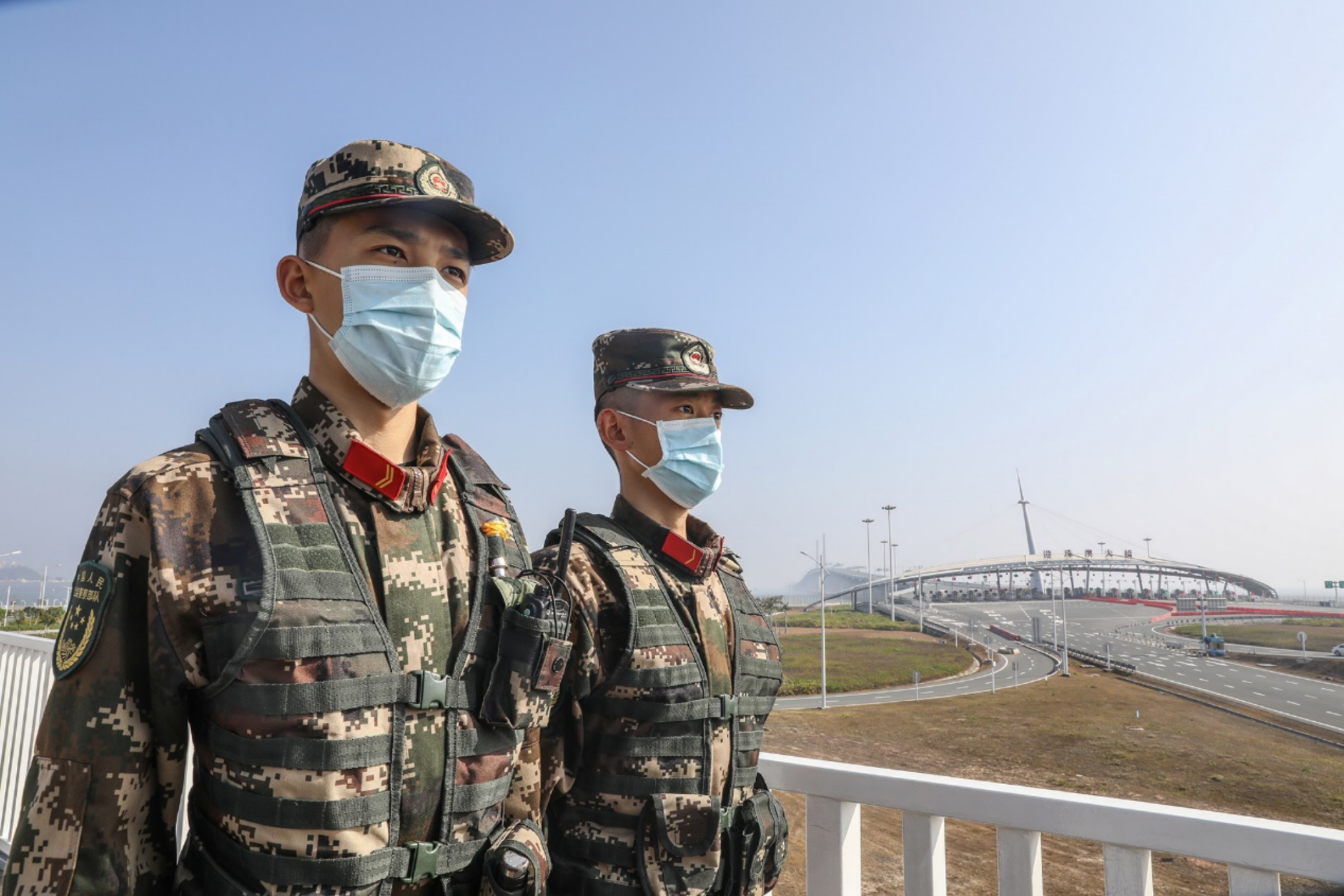 武警广东总队执勤第二支队"红色前哨连"举行新兵入连仪式