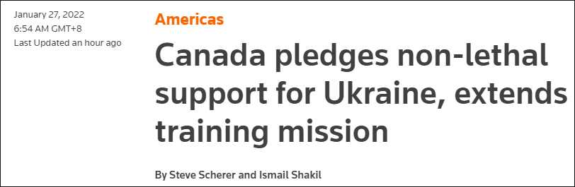 特鲁多：加拿大将延长和扩大在乌克兰的军事训练任务