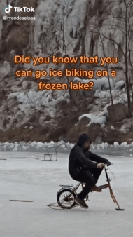 95后女孩“冰雪功夫”火到海外，全民冰雪热情引TikTok网友围观休闲区蓝鸢梦想 - Www.slyday.coM