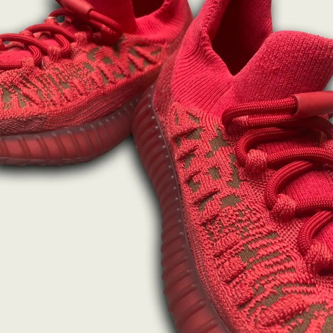 yeezy情人节限定红色yzy350高清无码曝光定档2月14发售