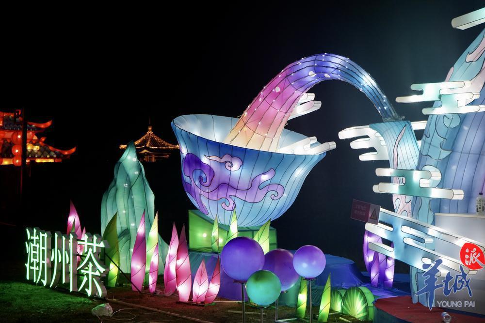 新春走基层图集光影千年潮州城全长1400米的潮州春节花灯来啦