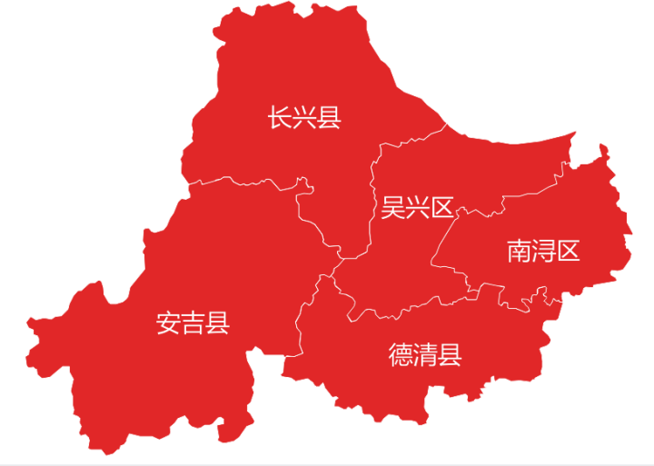 浙江湖州红色地图绘画图片