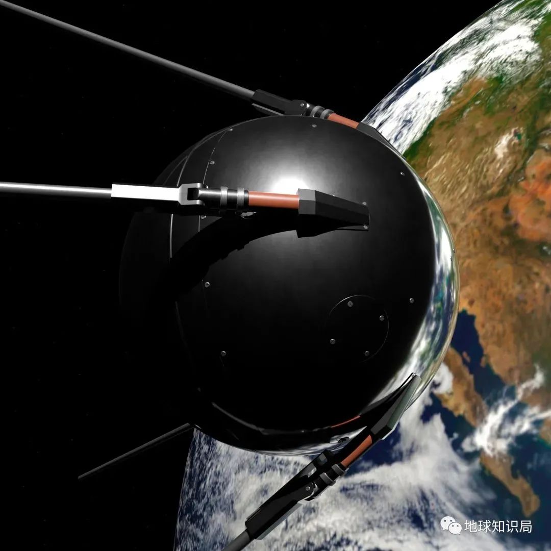 1957年,苏联将人类的第一颗人造地球卫星—斯普特尼克一号成功送上了