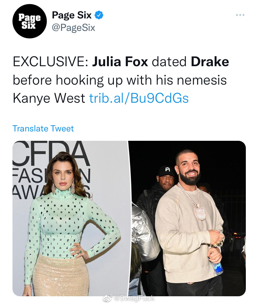 kanye和julia fox的热吻照曝光!|kanye_新浪新闻