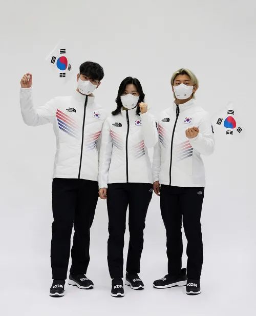 冬奥韩国队服图片