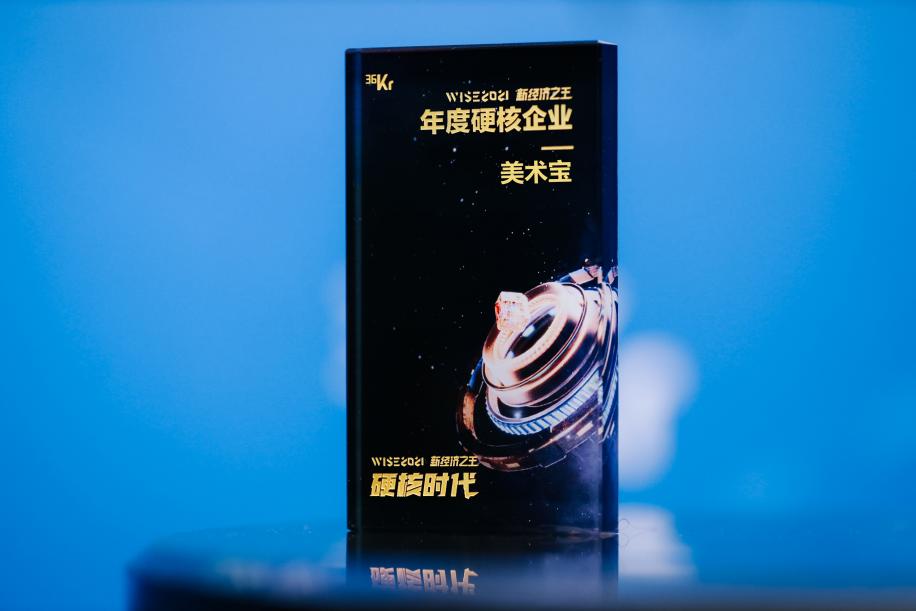 美术宝奖杯今年10月,36氪启动了"wise 2021新经济之