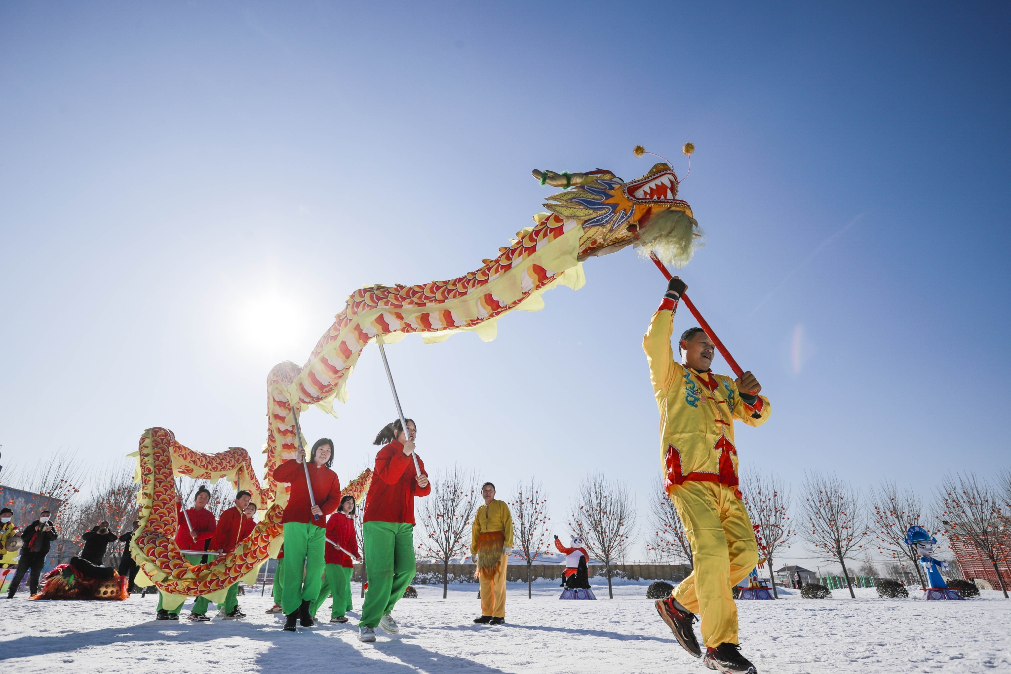 民俗表演迎新春|江苏省|河北省|镇江市_新浪新闻