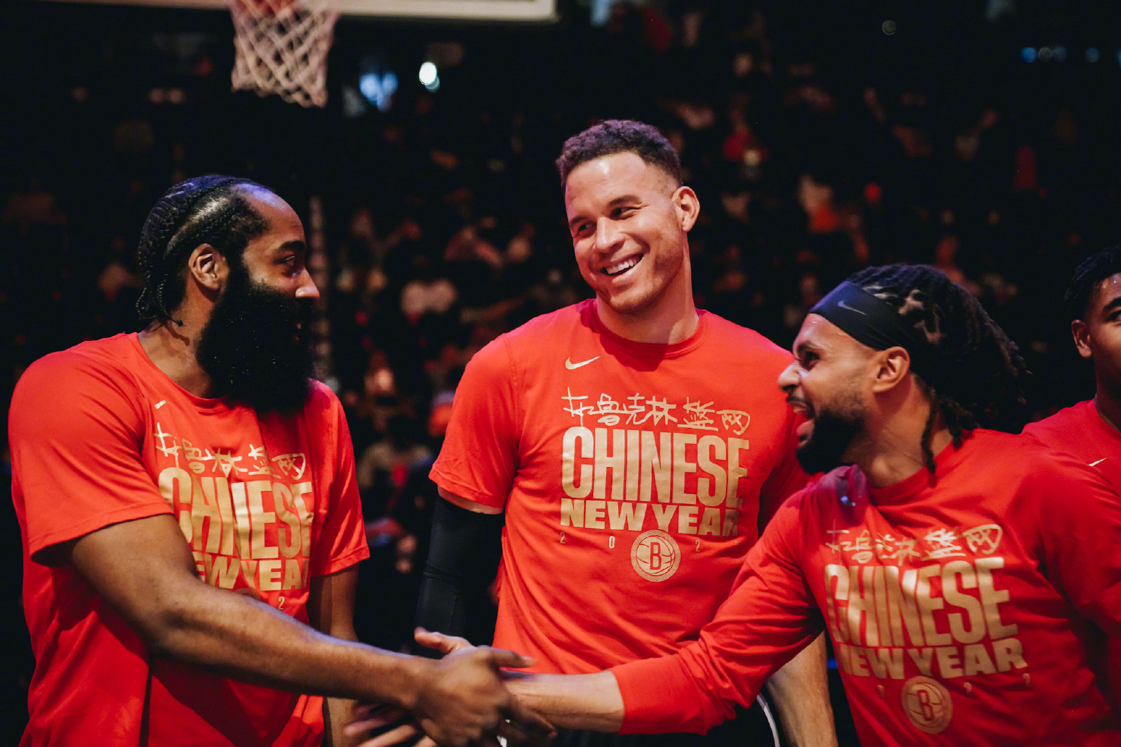 nba篮网队拜年全员happychinesenewyear