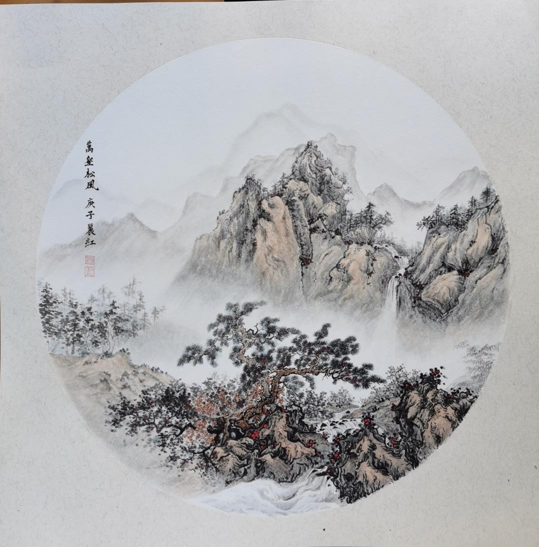 画家唐丽红作品在拍卖会上竞拍成交