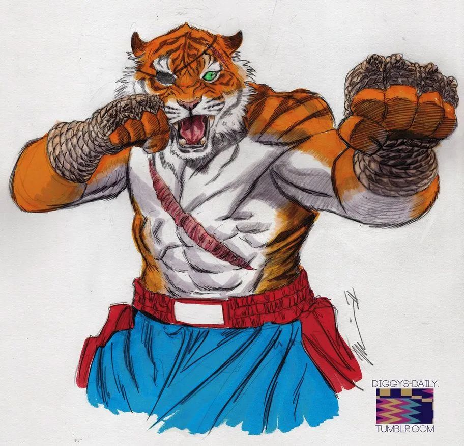 老虎为什么是格斗图腾祝大家虎虎生威武运方昌