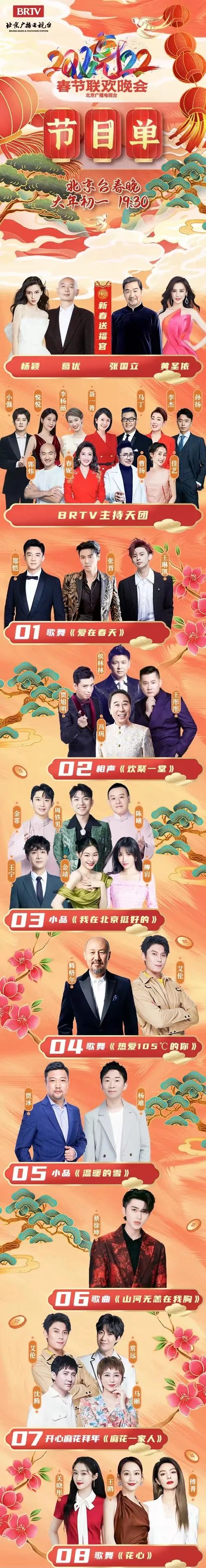 官宣：2022北京台春晚节目单，来了休闲区蓝鸢梦想 - Www.slyday.coM