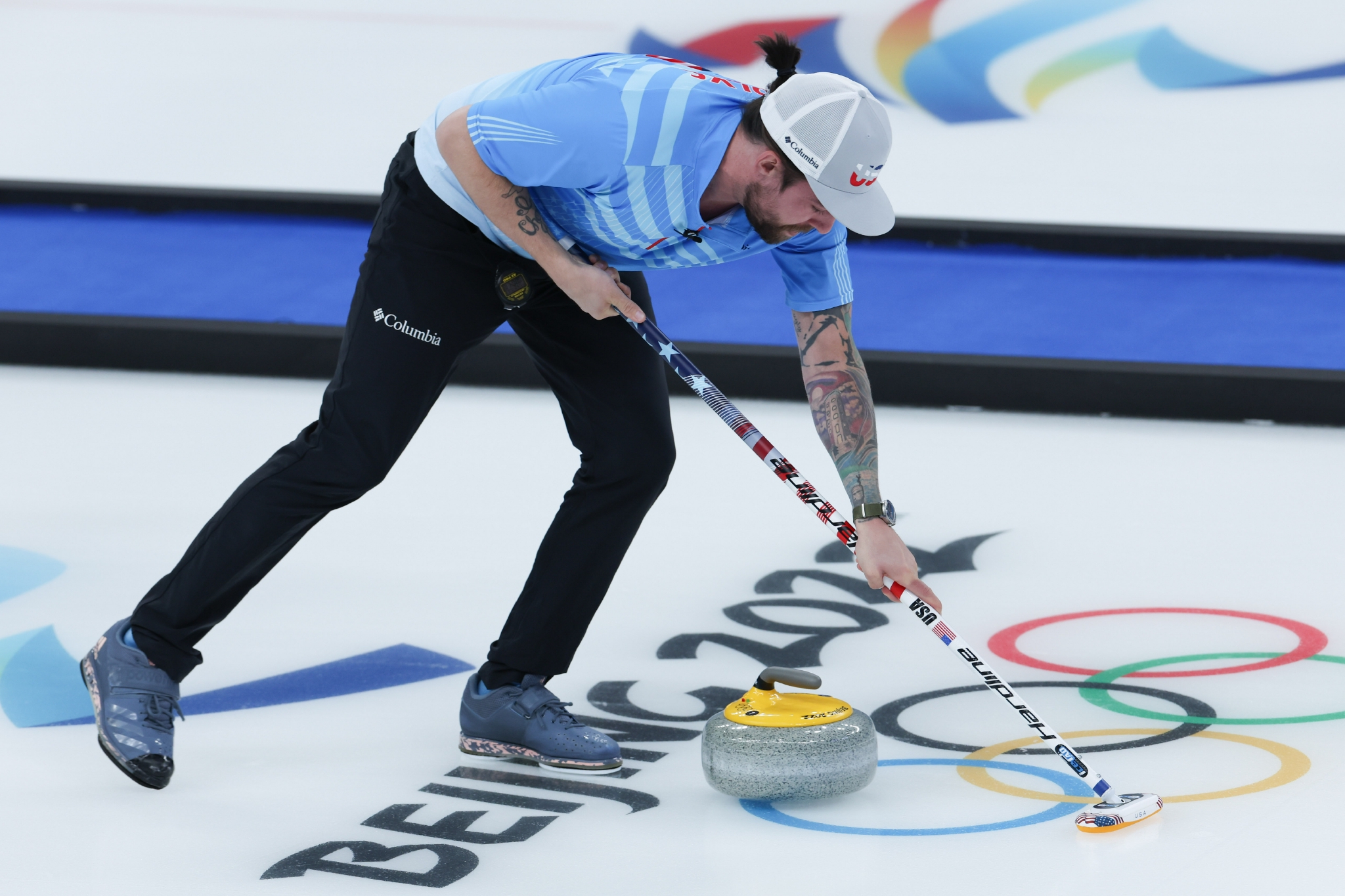 冰壶——混双循环赛：美国队胜澳大利亚队休闲区蓝鸢梦想 - Www.slyday.coM