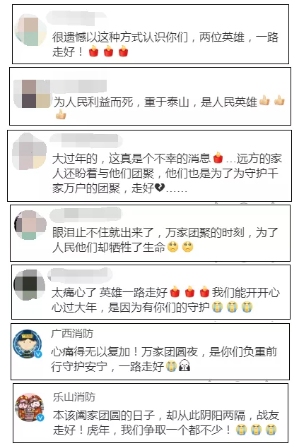 痛心！除夕夜，2名消防员救火牺牲休闲区蓝鸢梦想 - Www.slyday.coM