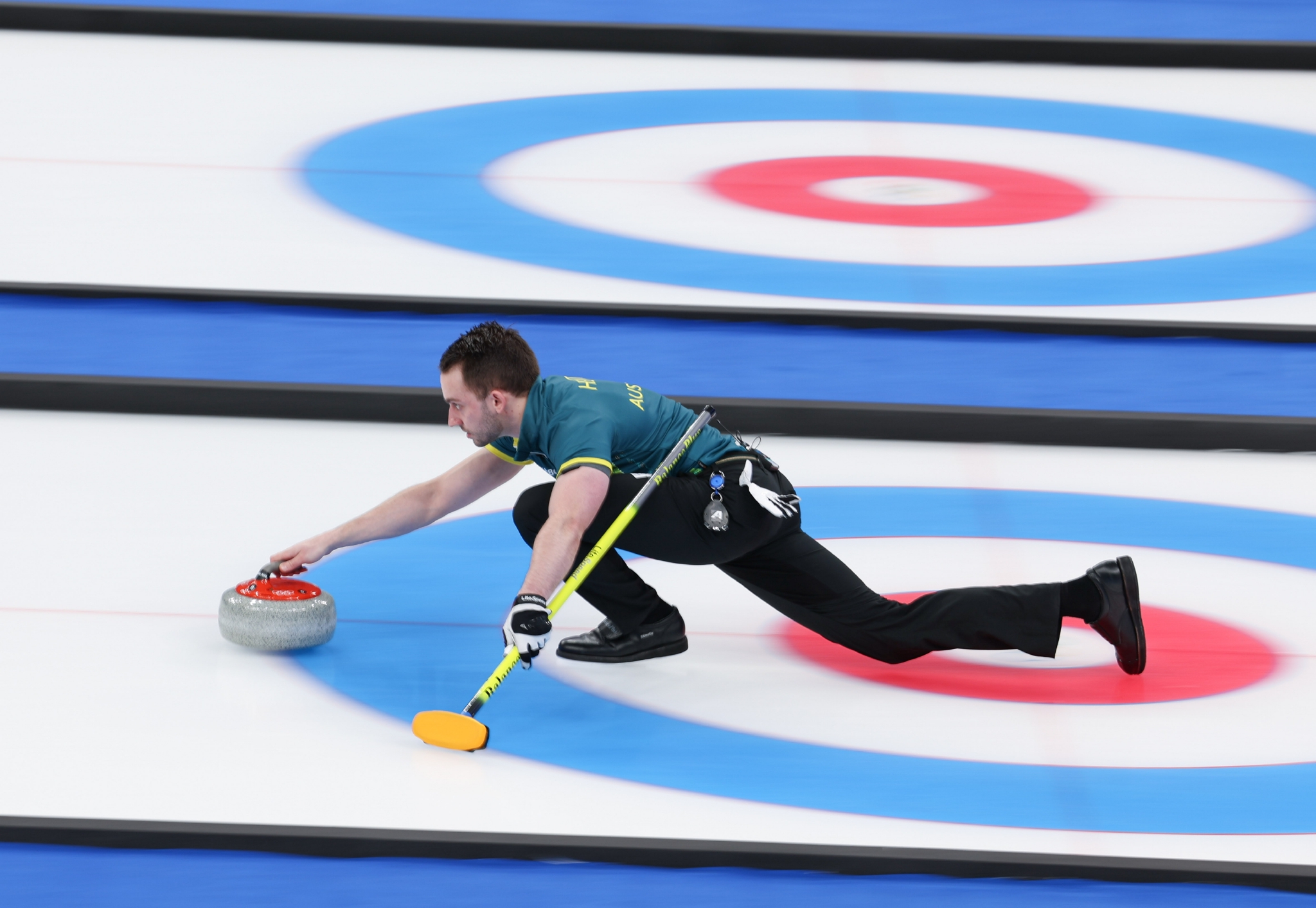 冰壶——混双循环赛：美国队胜澳大利亚队休闲区蓝鸢梦想 - Www.slyday.coM