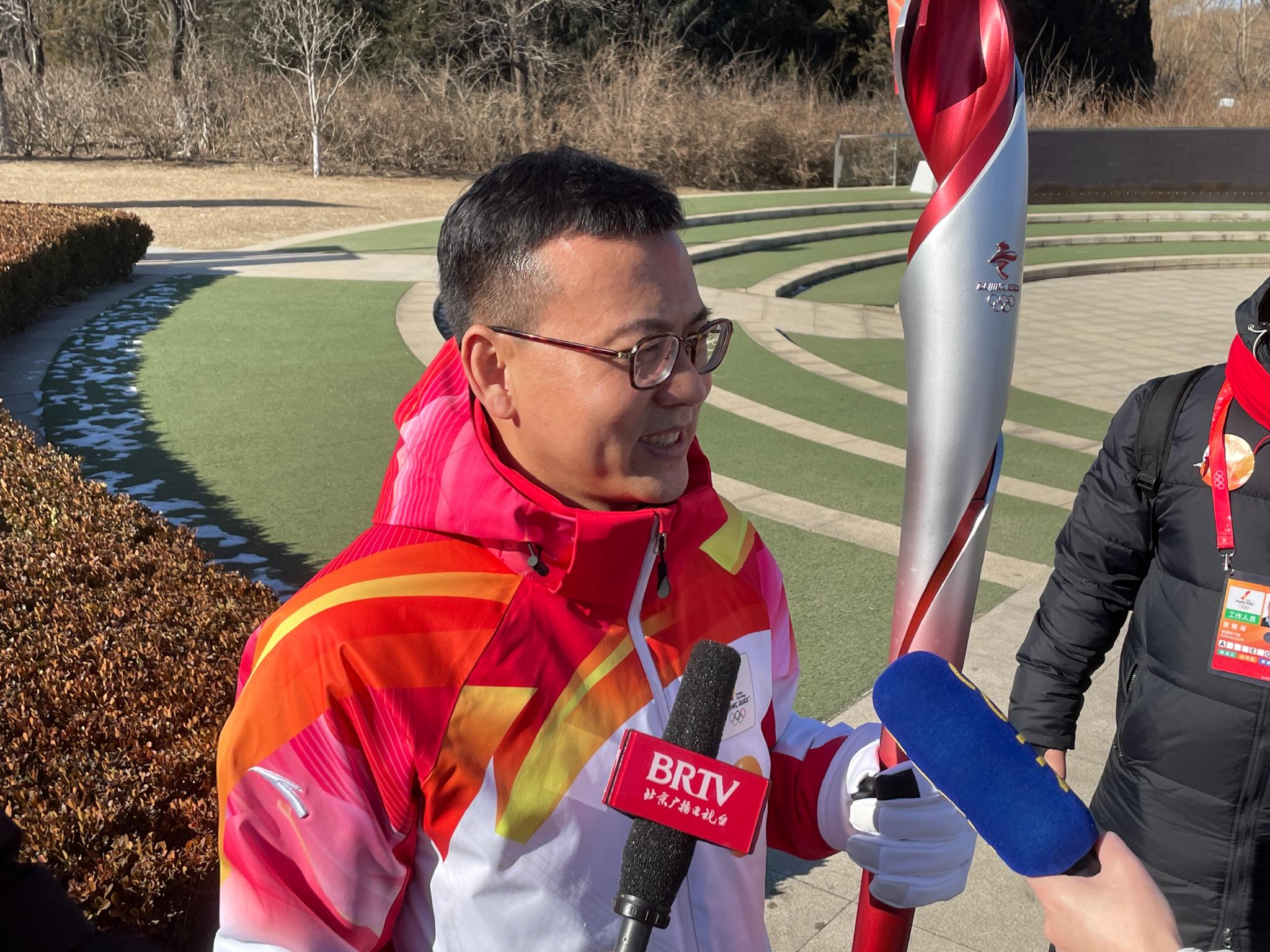 双奥火炬手李兴钢个人幸运源于时代机遇