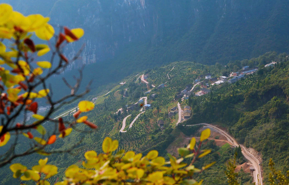 下庄"天路"&nbsp;巫山县委宣传部供图