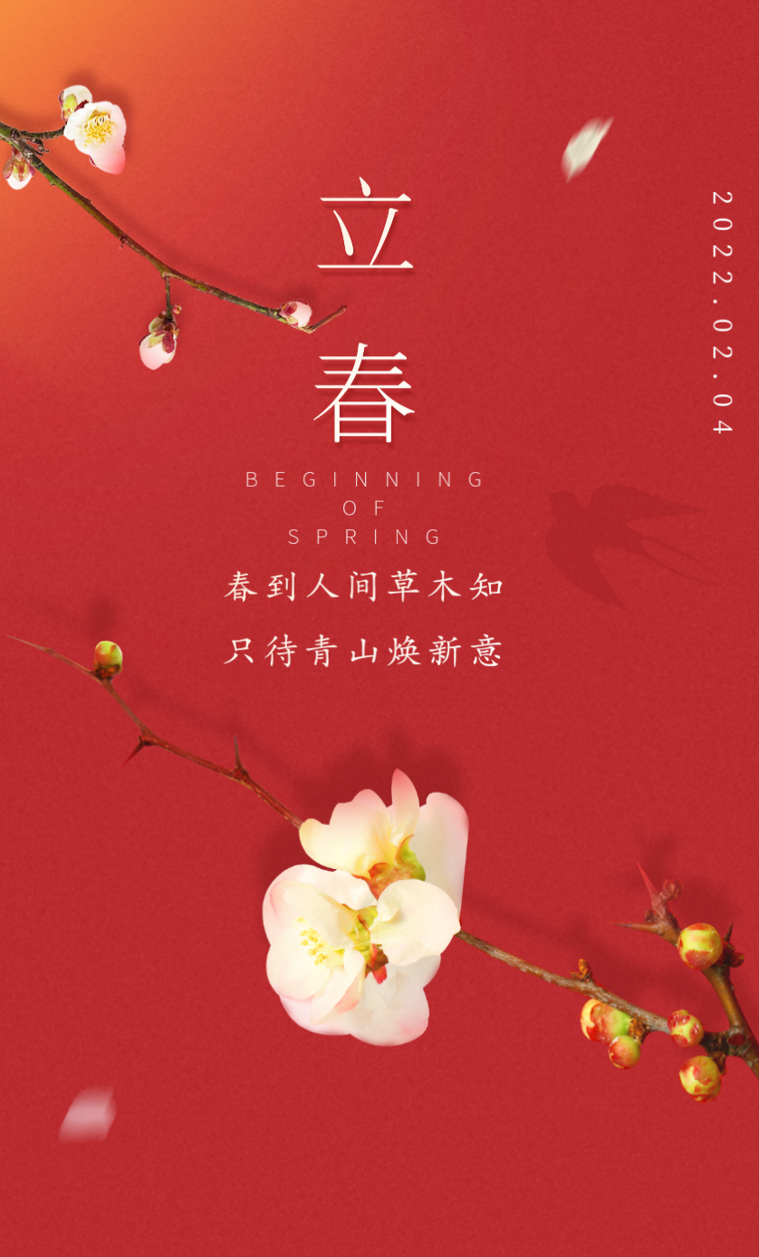 今天立春了