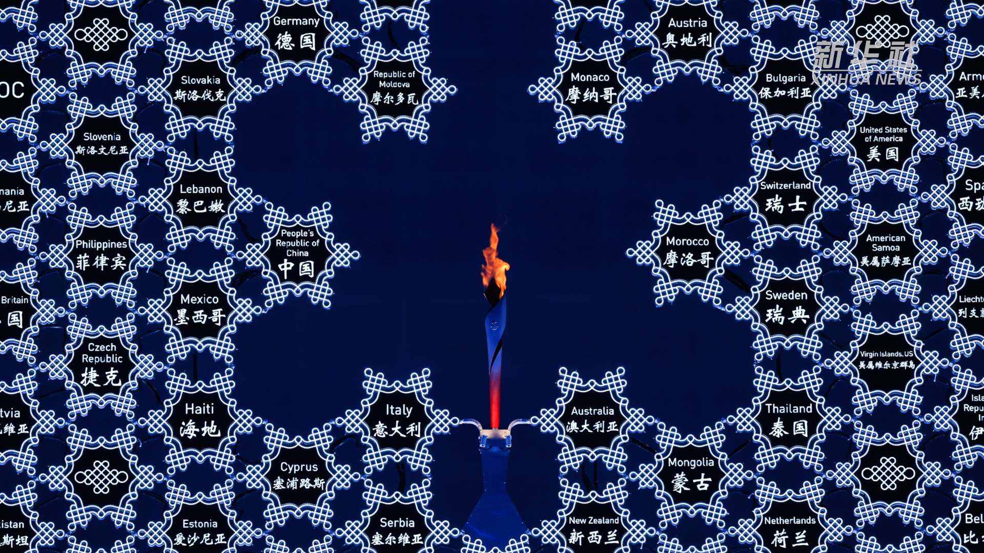 北京冬奥会奥运之火点燃回顾北京冬奥会火炬传递