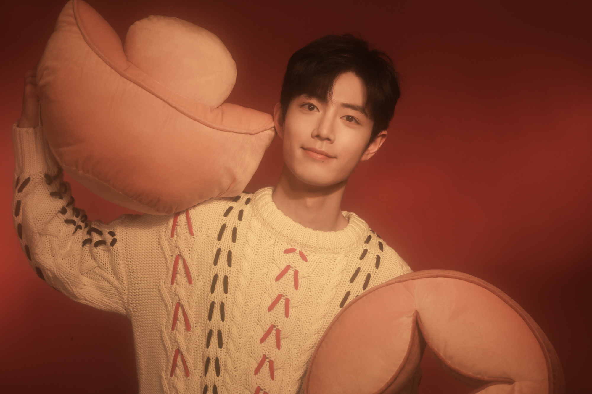 肖战初五写真图迎财神财源滚滚万福临门帅气战哥来送财运啦