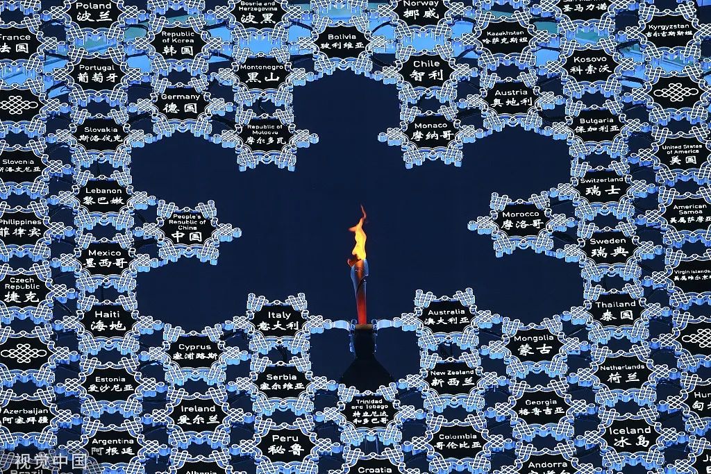 2022冬奥会开幕式休闲区蓝鸢梦想 - Www.slyday.coM