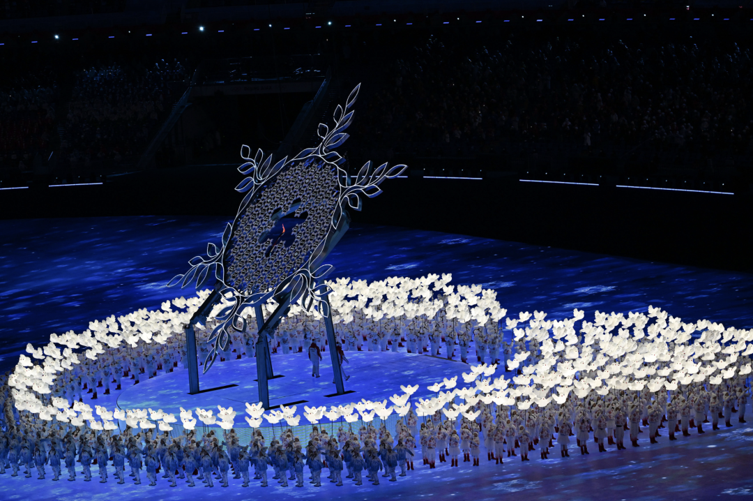 冬奥会开幕式主火炬创意独特.图/新华社
