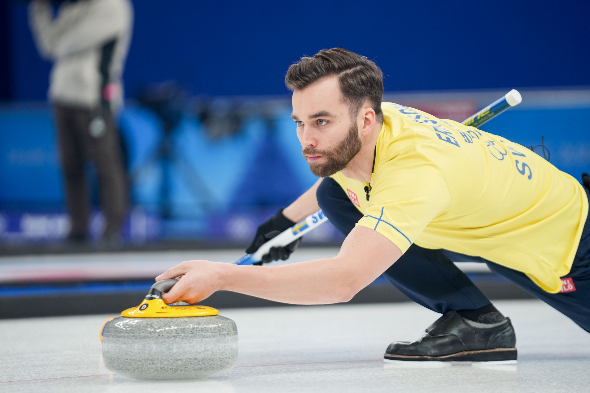 冰壶混双循环赛瑞典队胜瑞士队