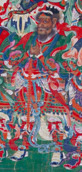 图8 清代道教水陆画中的赵公明