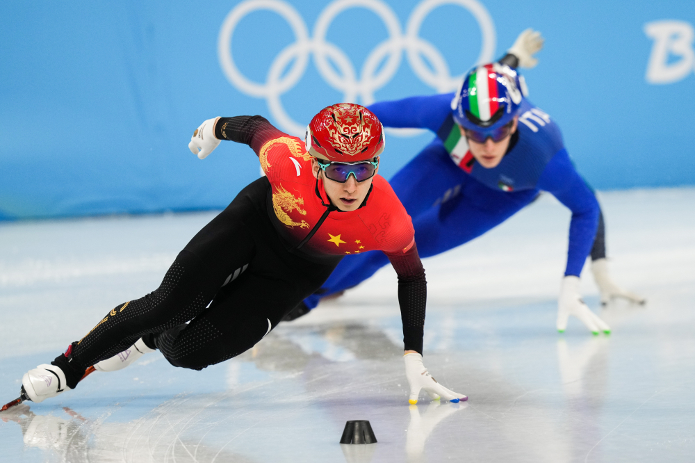 中国首金!北京冬奥会短道速滑混合团体接力决赛中国队夺冠|中国|中国