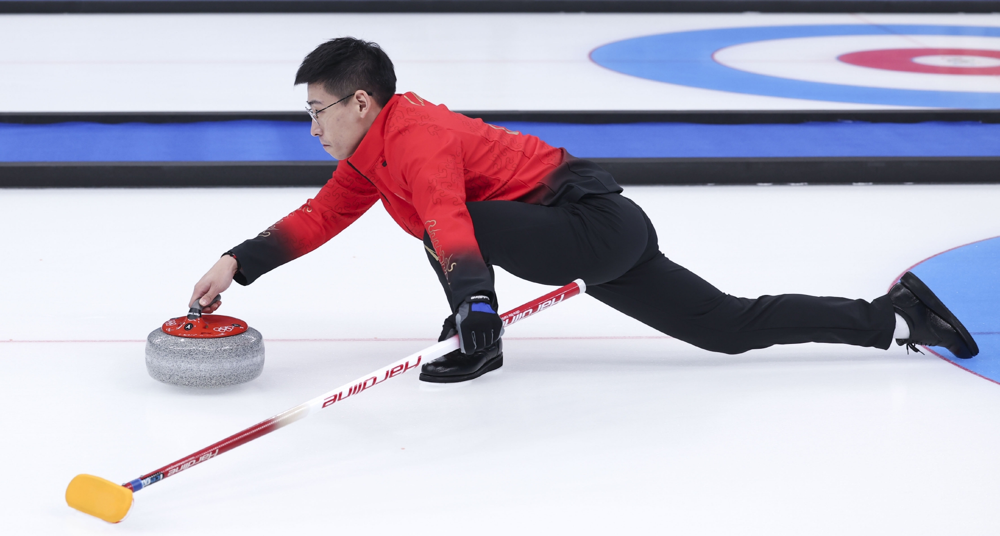 冰壶——混双循环赛：中国队迎战美国队休闲区蓝鸢梦想 - Www.slyday.coM