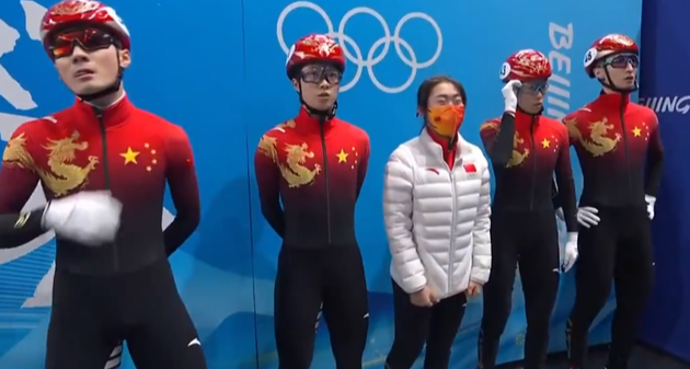 我们赢了！中国队首枚北京冬奥金牌来了，短道速滑队混合接力夺金休闲区蓝鸢梦想 - Www.slyday.coM