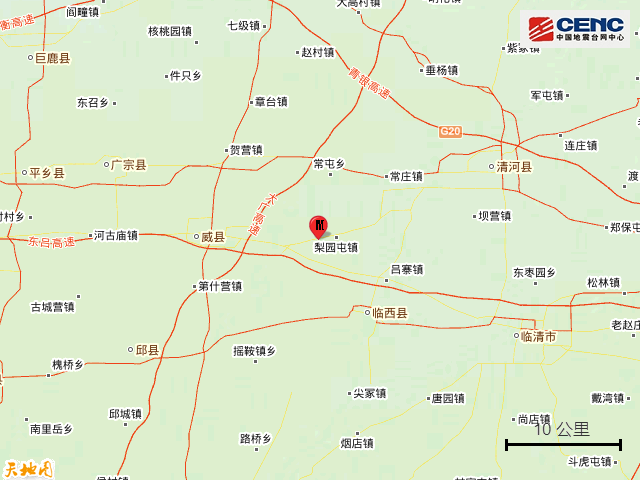 邱县梁二庄镇地图图片