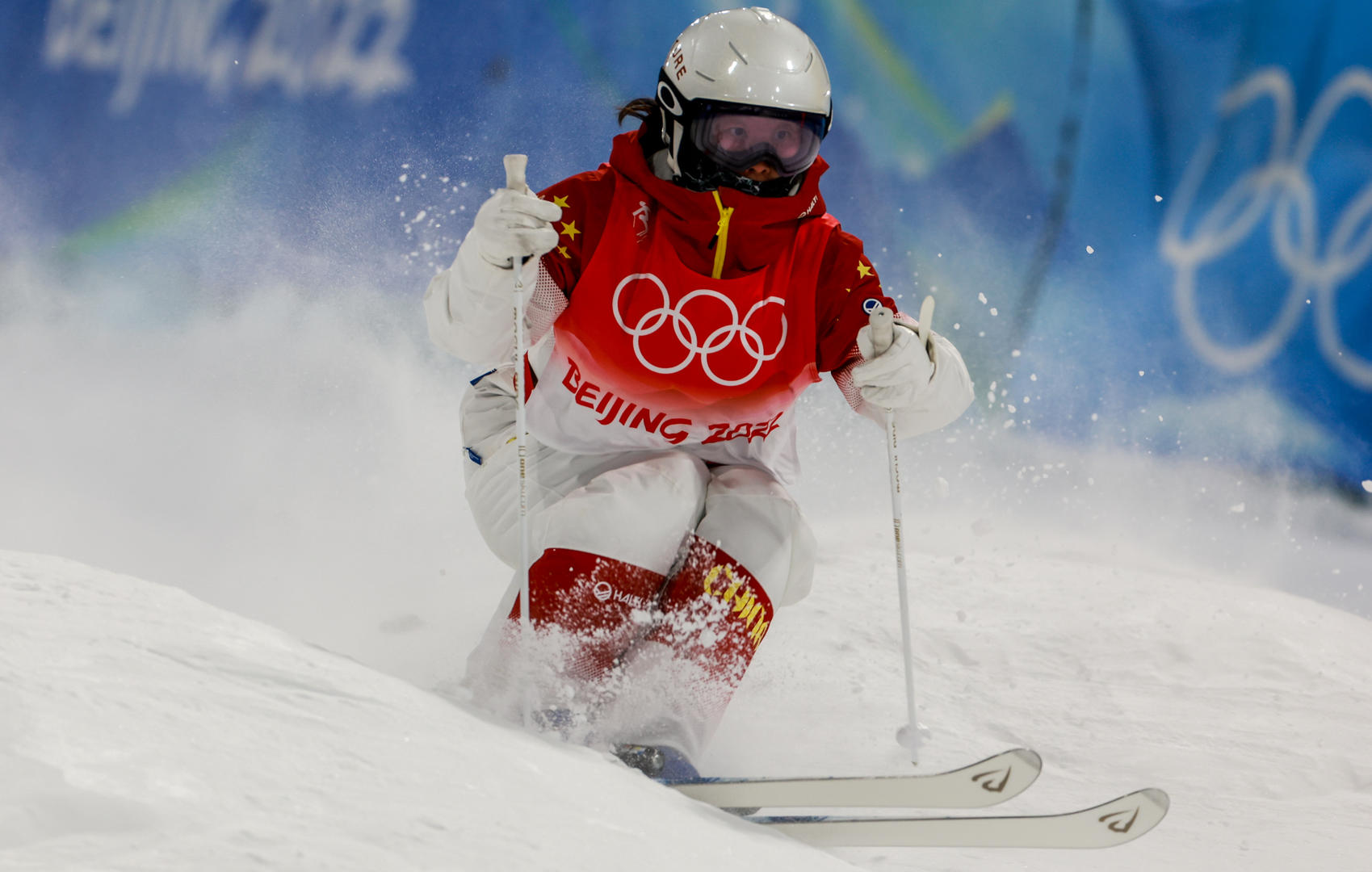 冬奥会自由式滑雪女子雪上技巧:李楠摔倒无缘决赛|李楠|冬奥会|资格赛